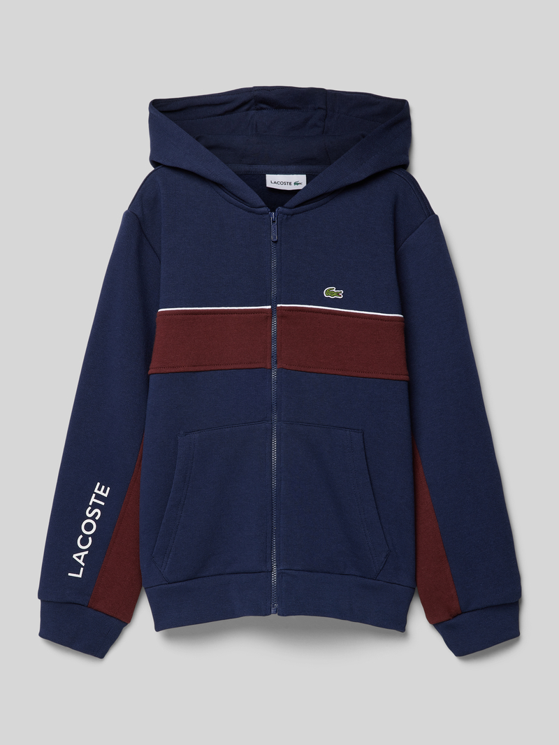 Lacoste Sweatjack met labelstitching