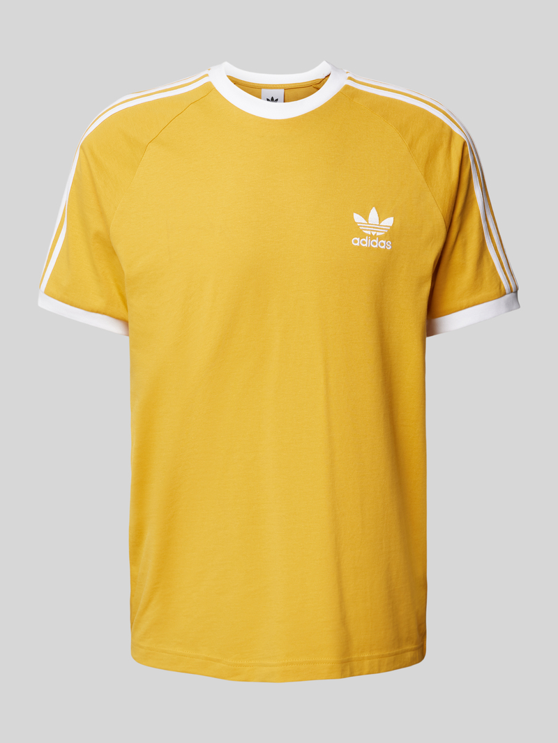 adidas Originals T-shirt met geribde ronde hals