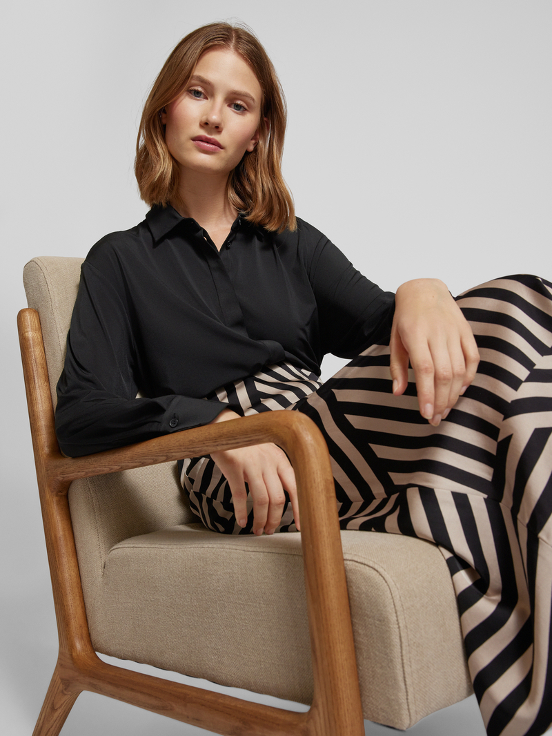 Christian Berg Woman Selection Regular fit overhemdblouse met deelnaden