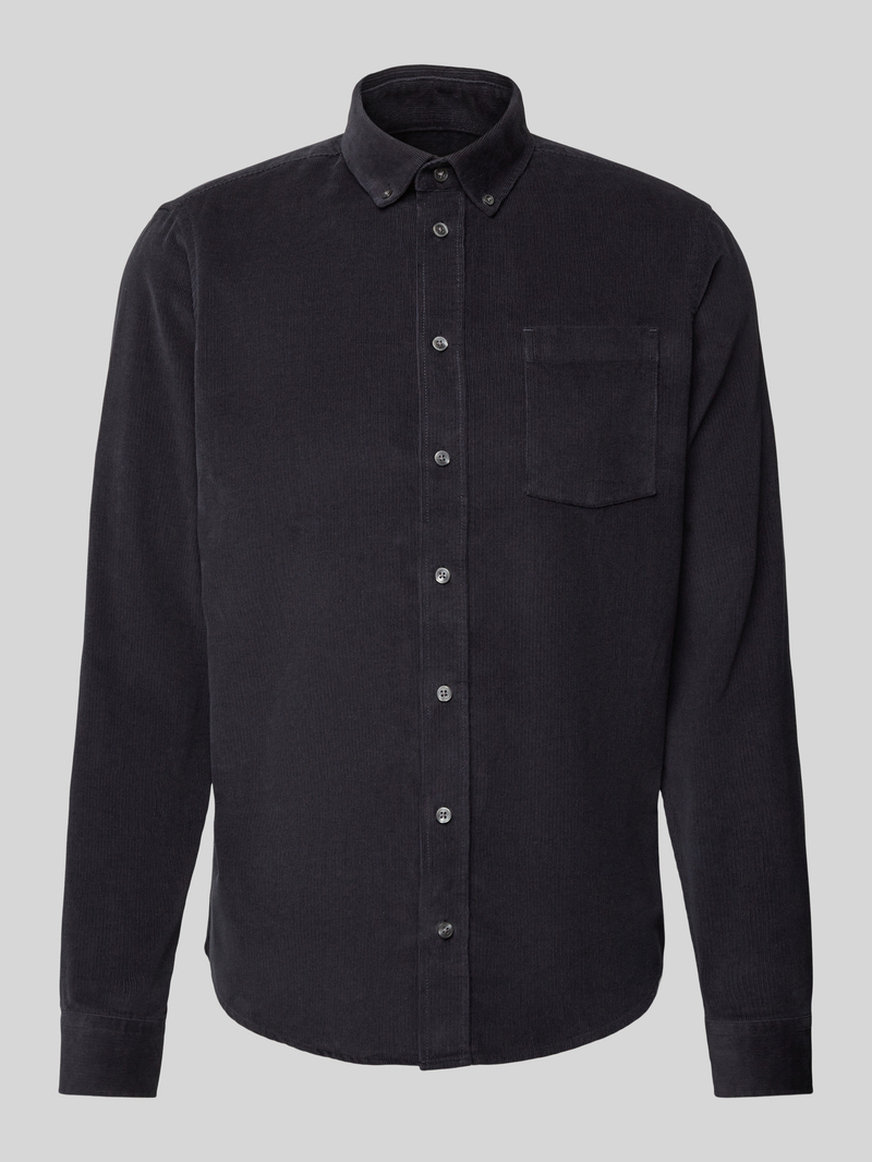 casual friday Regular fit corduroy overhemd met button-downkraag model 'ANTON'