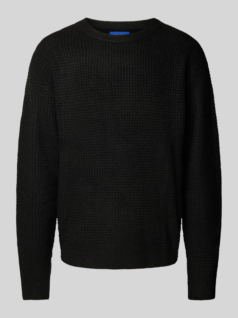 Jack & jones Gebreide pullover met structuurmotief, model 'OLLIE'