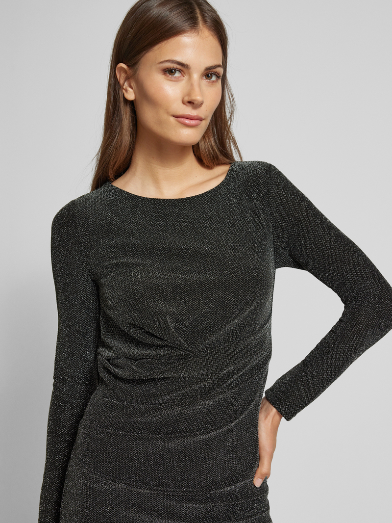Christian Berg Woman Selection Knielange jurk met glittereffect