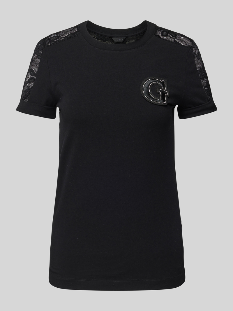 Guess T-shirt met labelmotief
