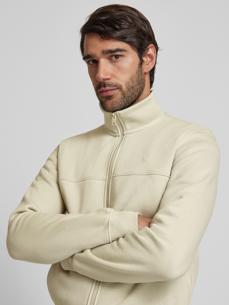s.Oliver RED LABEL Sweatjack met opstaande kraag