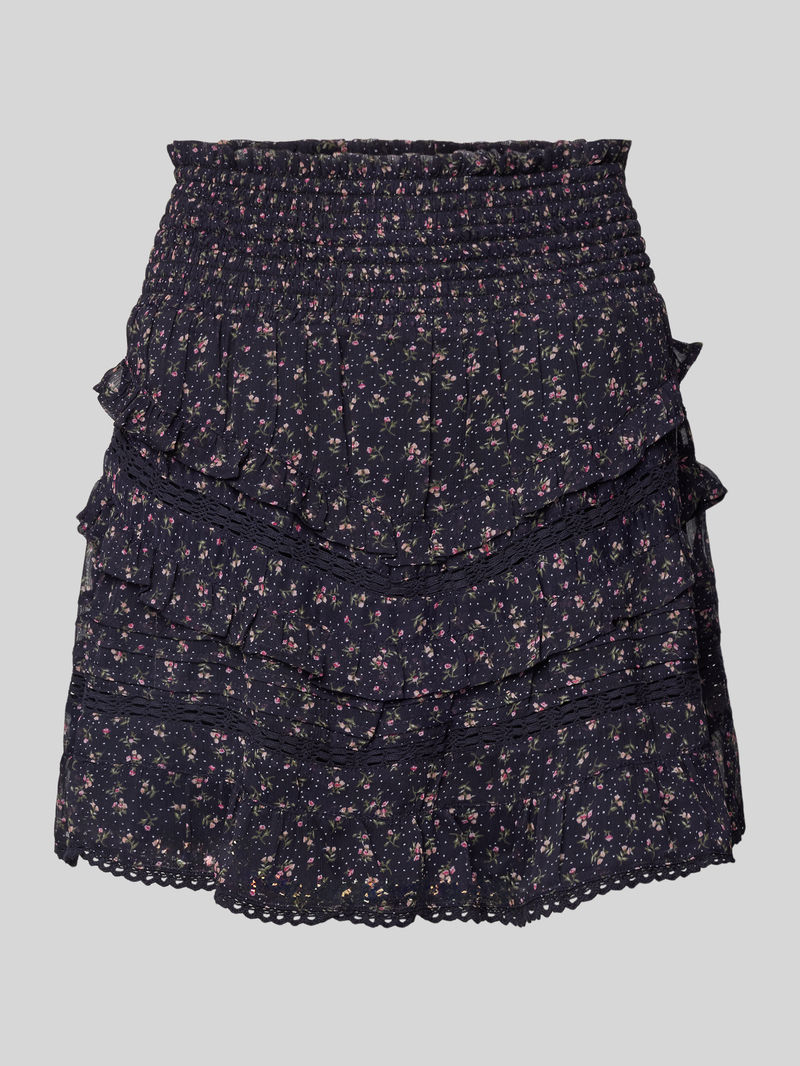 NEO NOIR Minirok in laagjeslook model 'Donna'