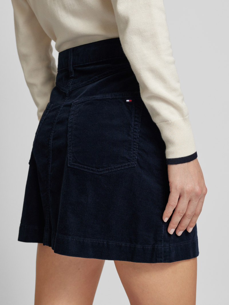 Tommy Hilfiger Corduroy rok in 5-pocketmodel