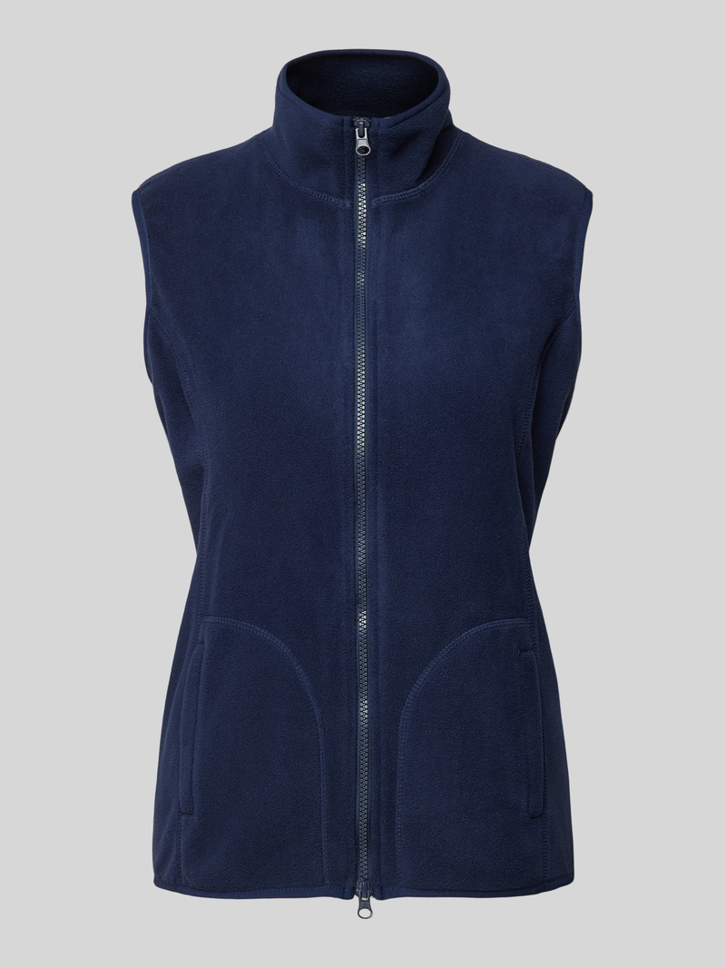 Christian Berg Woman Fleecegilet met opstaande kraag