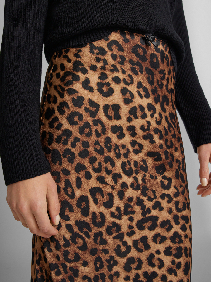 NEO NOIR Maxirok met strikdetail model 'Lola'