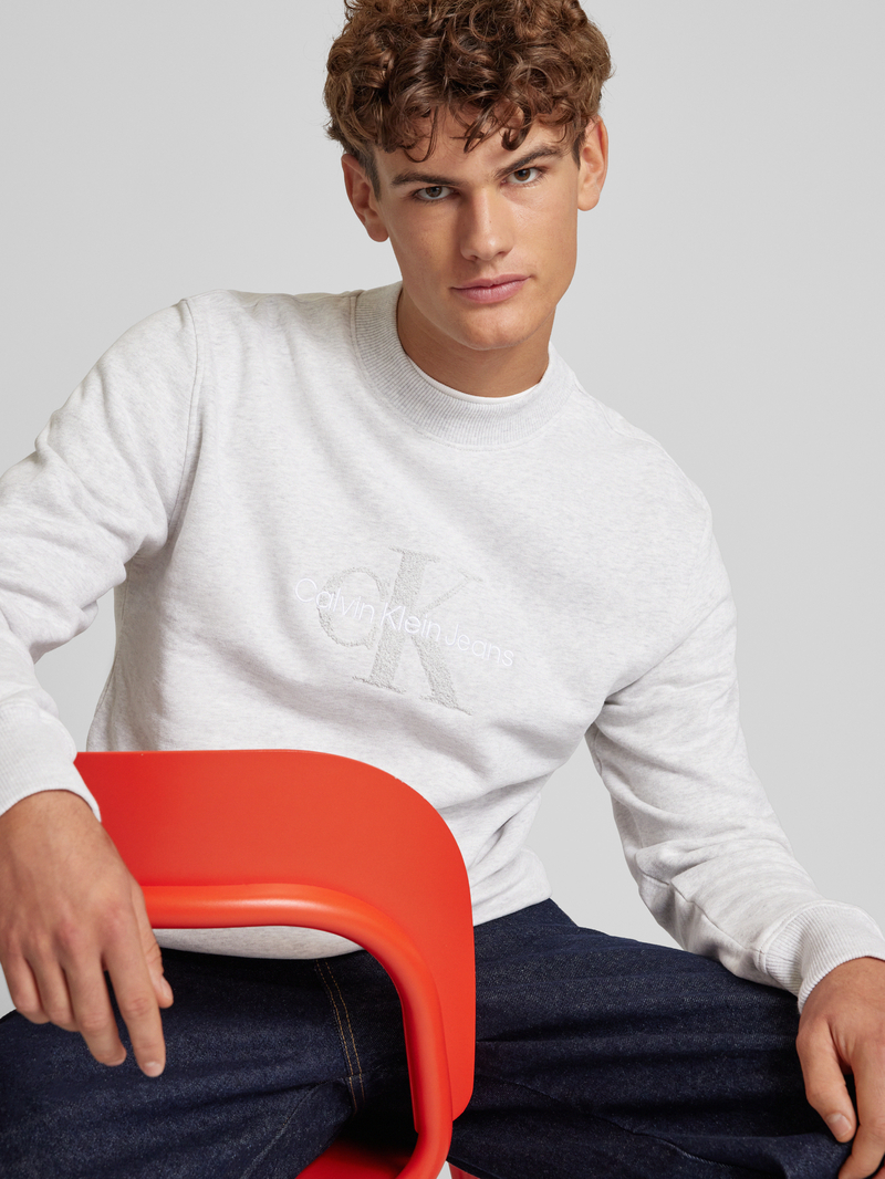 Calvin Klein Jeans Sweatshirt met labelstitching
