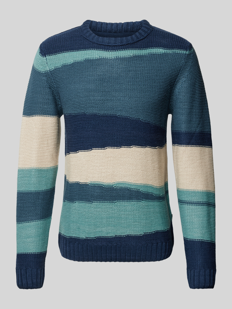 Blend Gebreide pullover met structuurmotief