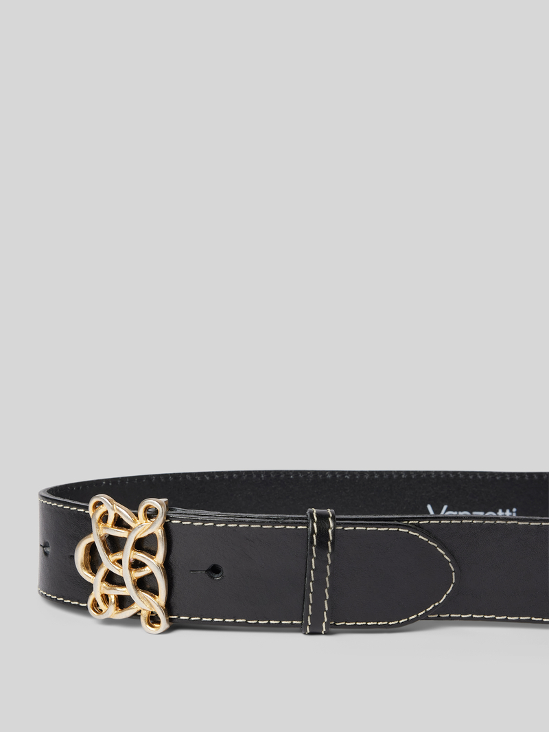 Vanzetti Leren riem met pinsluiting