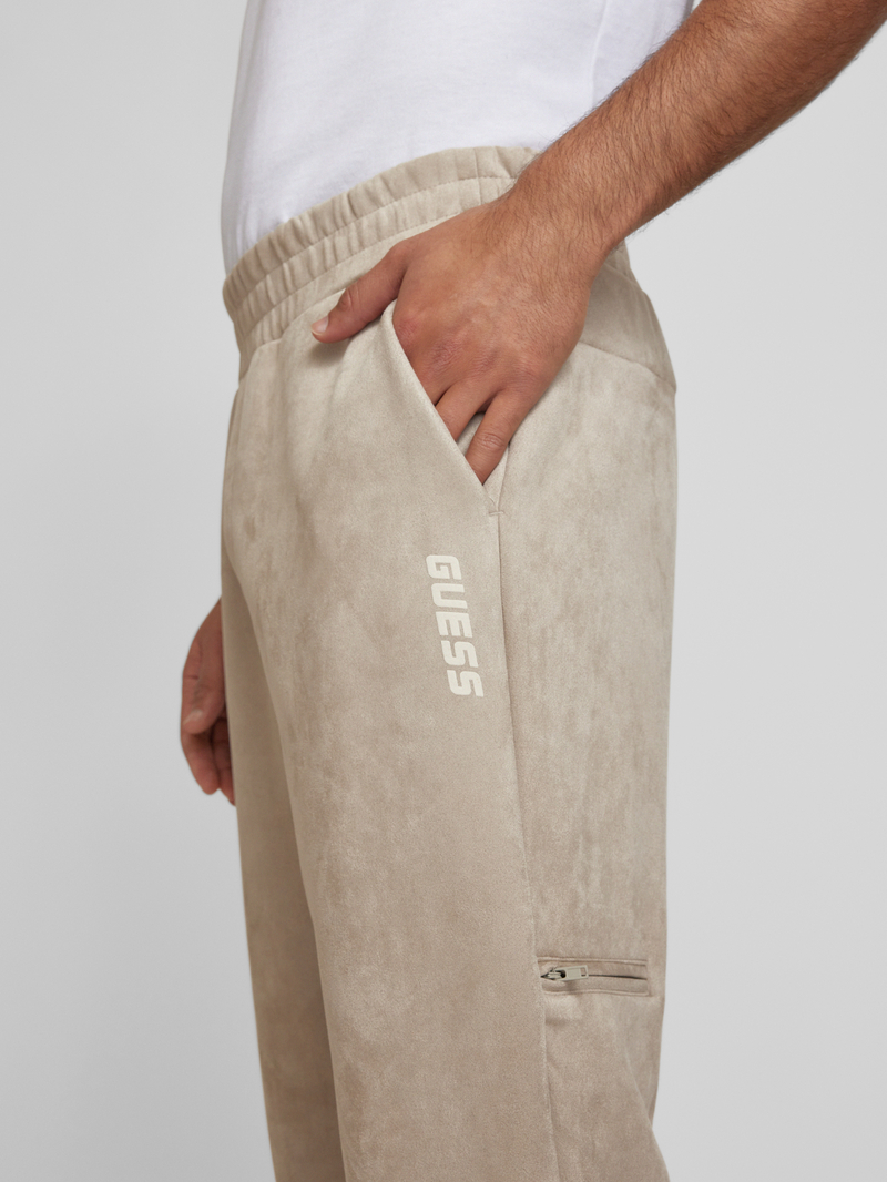 Guess Activewear Straight leg sweatpants met elastische band model 'DARIL'