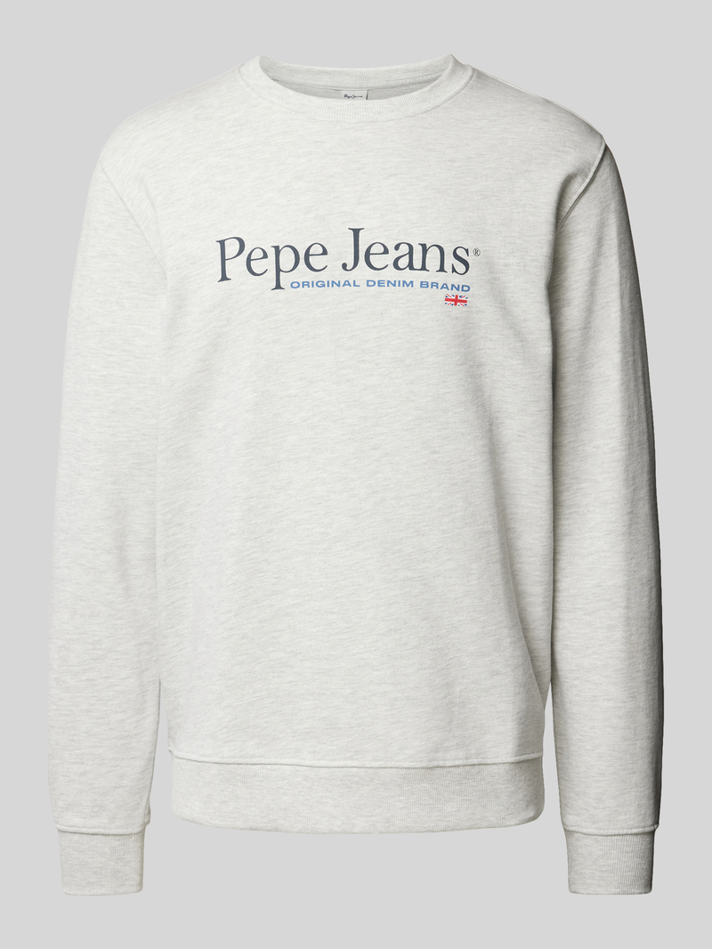Pepe Jeans Sweatshirt met labelprint model 'SEAN'