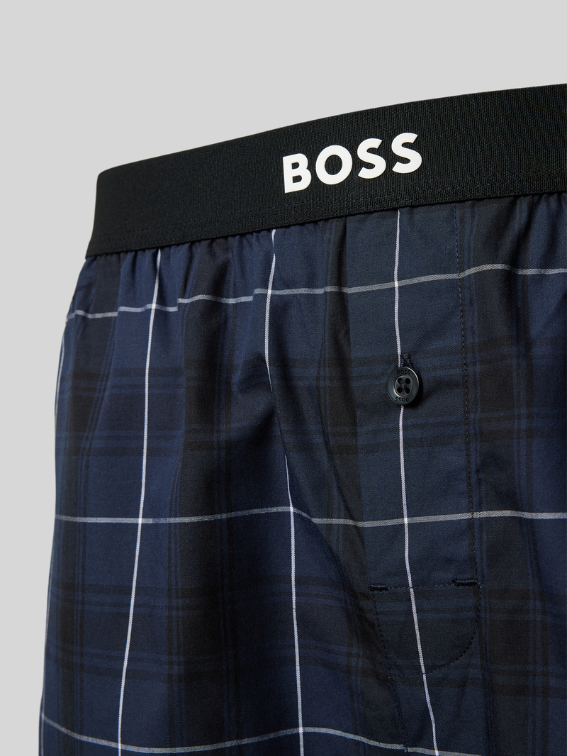 Boss Straight leg pyjamabroek met label in band model 'Urban Pants'