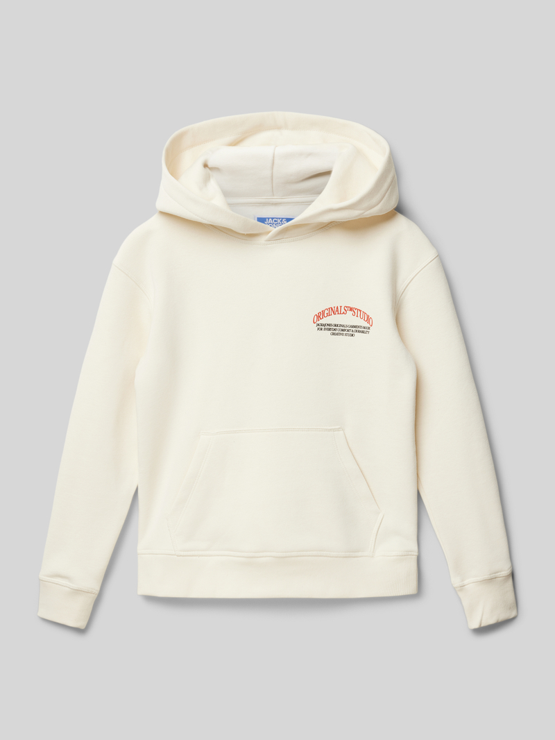 jack & jones Hoodie met labelprint model 'FREDERIKSBERG'