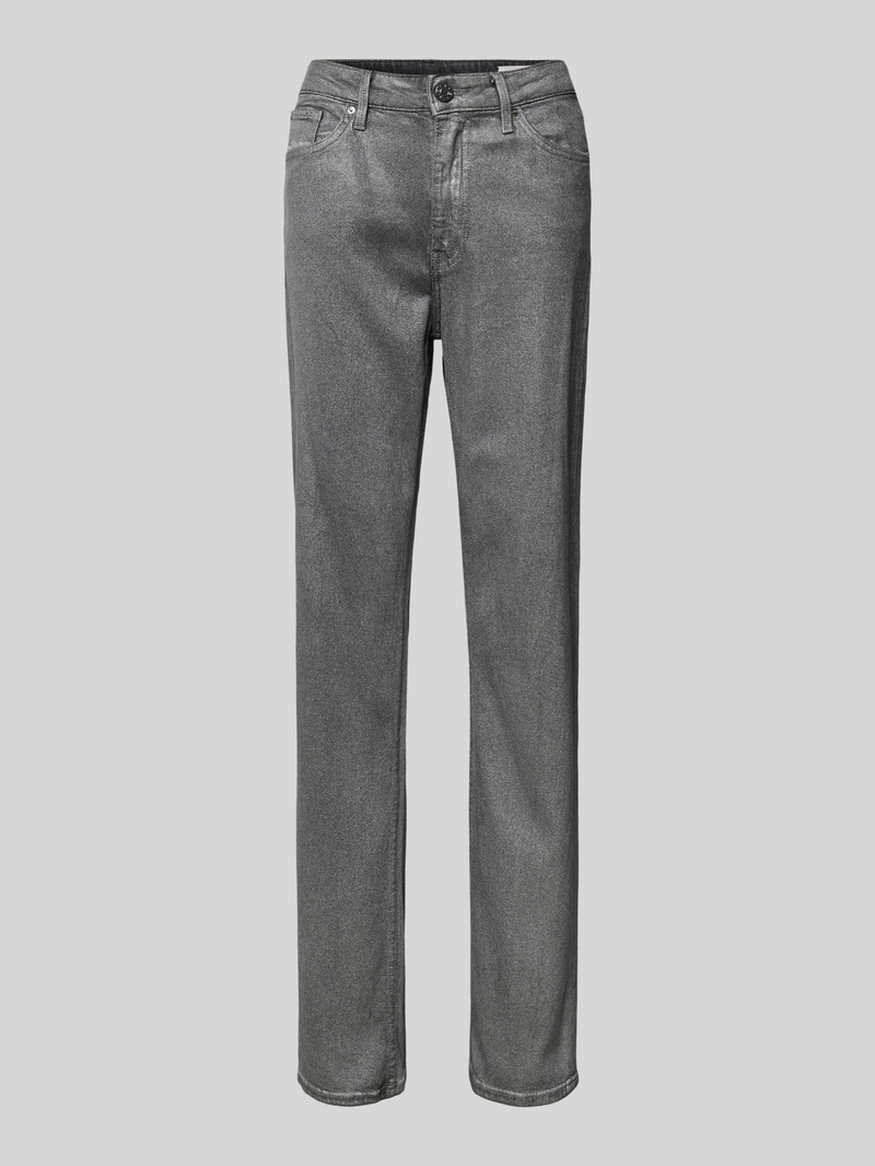 s.Oliver RED LABEL Regular fit jeans met glittereffect model 'KAROLIN'