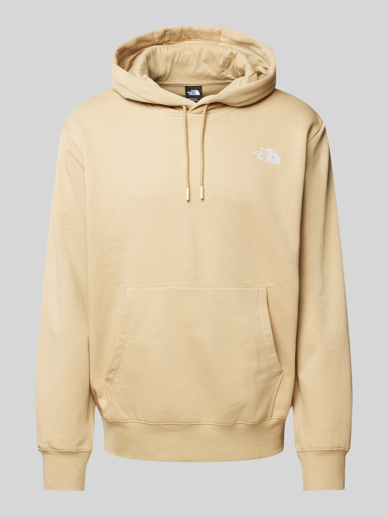 The North Face Hoodie met labelstitching model 'ESSENTIAL'