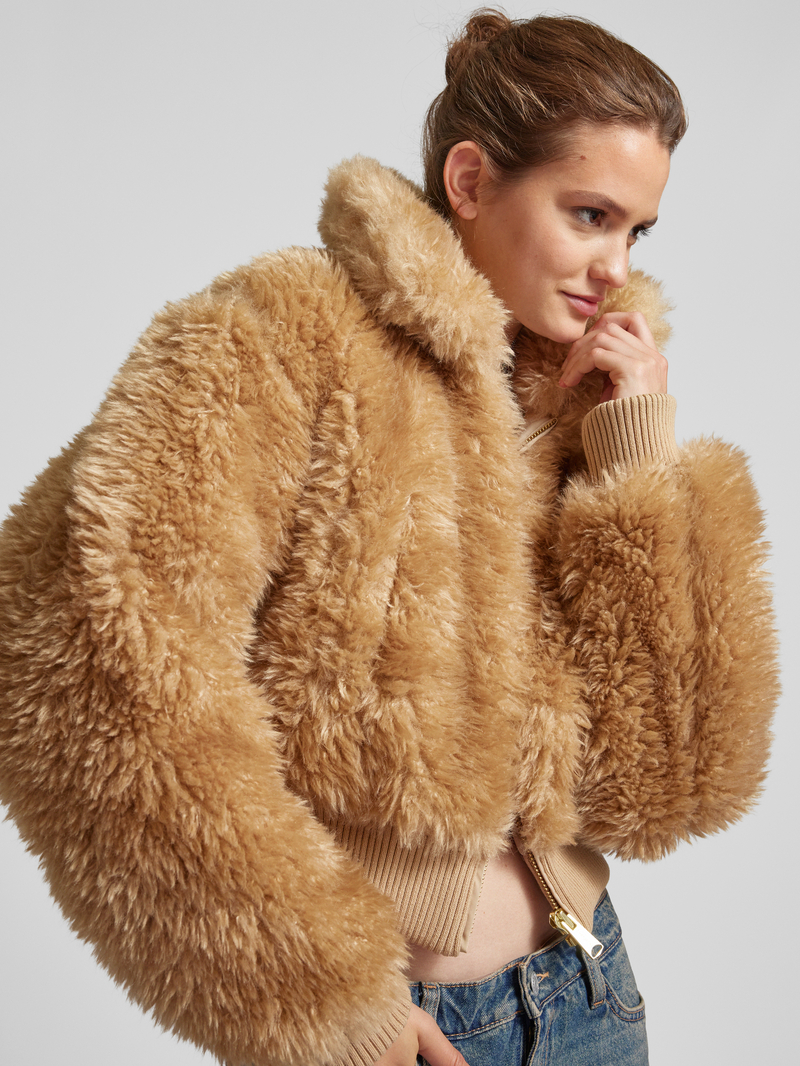 Tommy Jeans Jack met imitatiebont