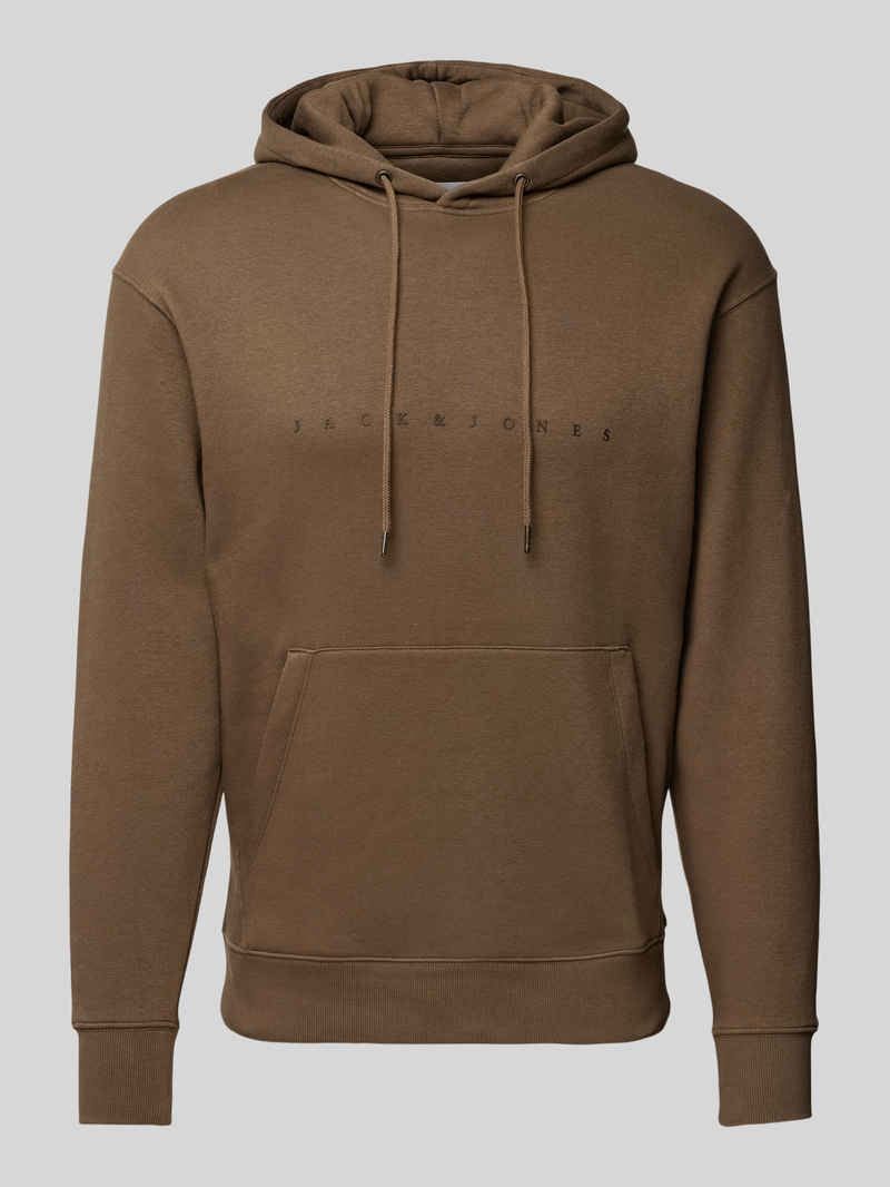 jack & jones Hoodie met labelprint