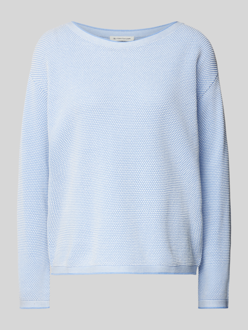 Tom Tailor Comfort fit gebreide pullover met stippeltjesmotief