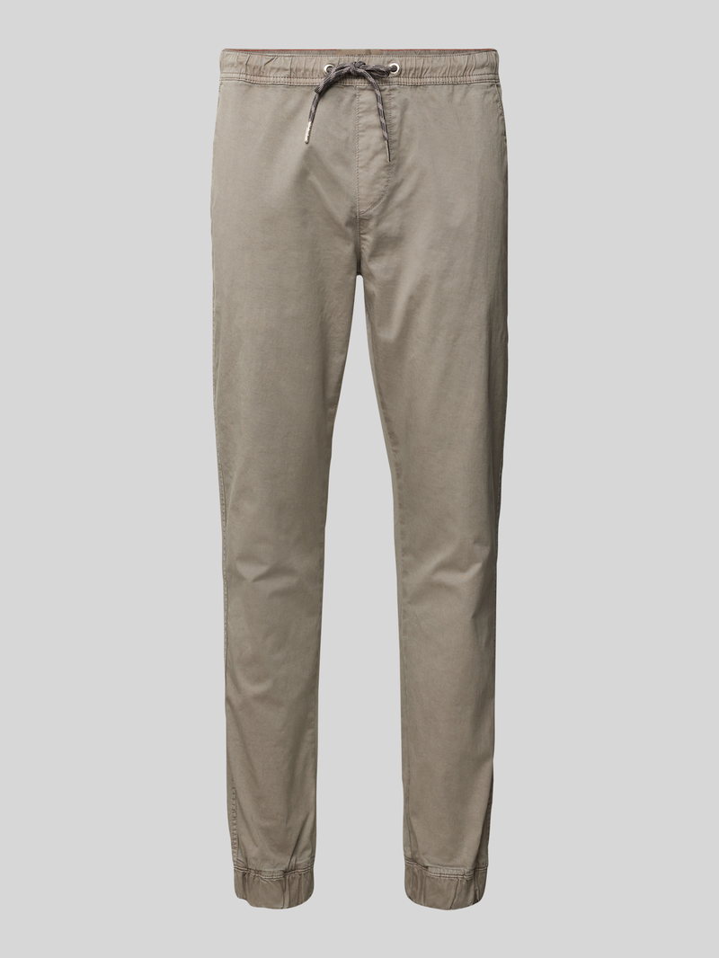 Blend Stoffen broek met elastische band model 'NIMBU'