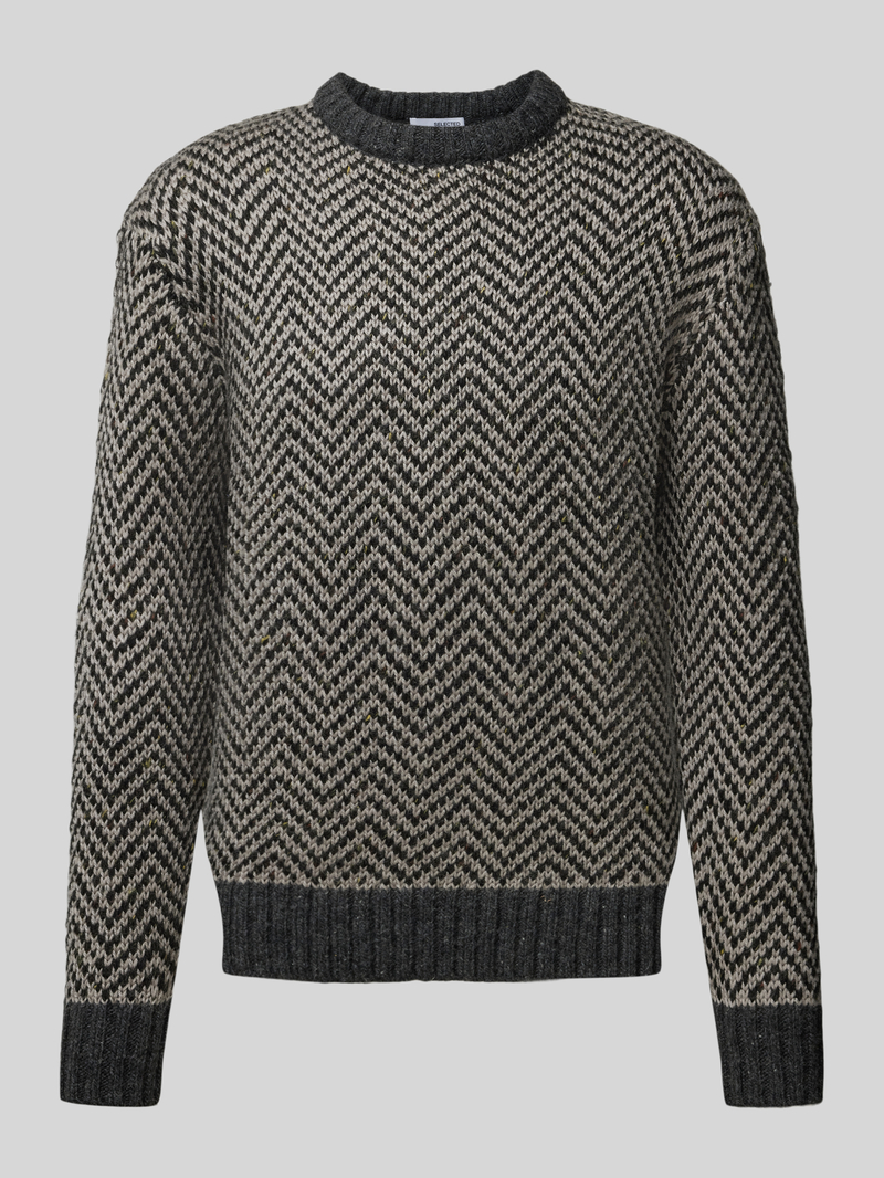 Selected Homme Gebreide pullover met ronde hals model 'HARRY'