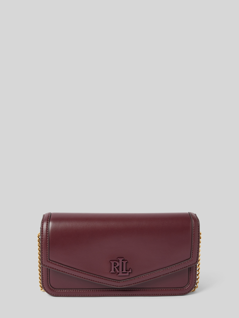 Lauren Ralph Lauren Schoudertas van schapenleer met labeldetail model 'SAWYER'
