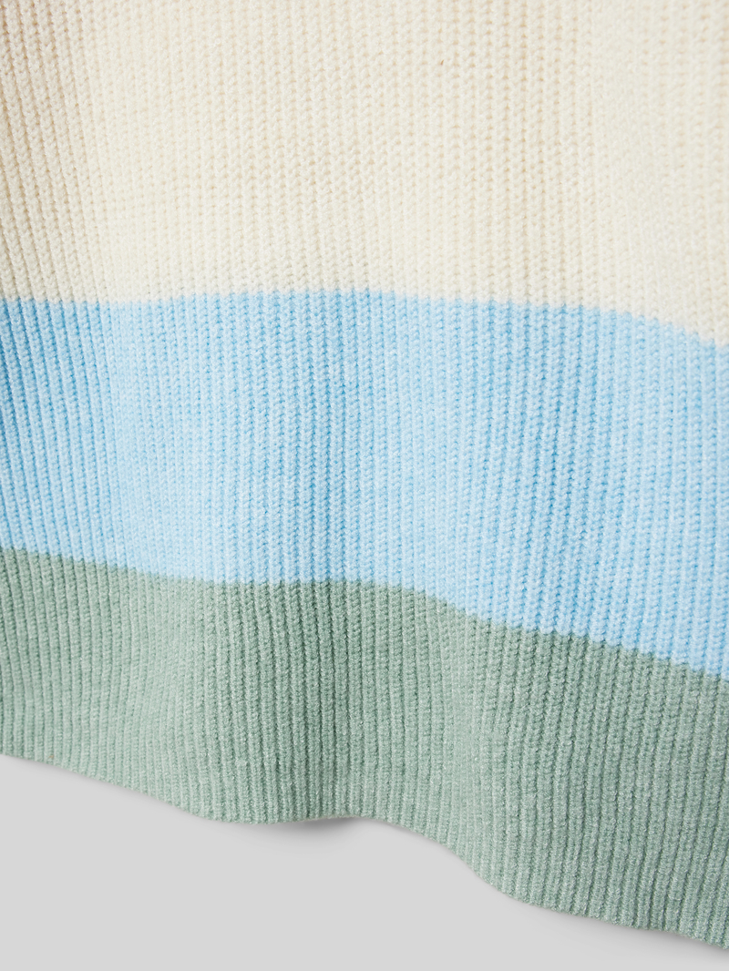 Only Regular fit gebreide pullover met breed streepmotief model 'SANDY'
