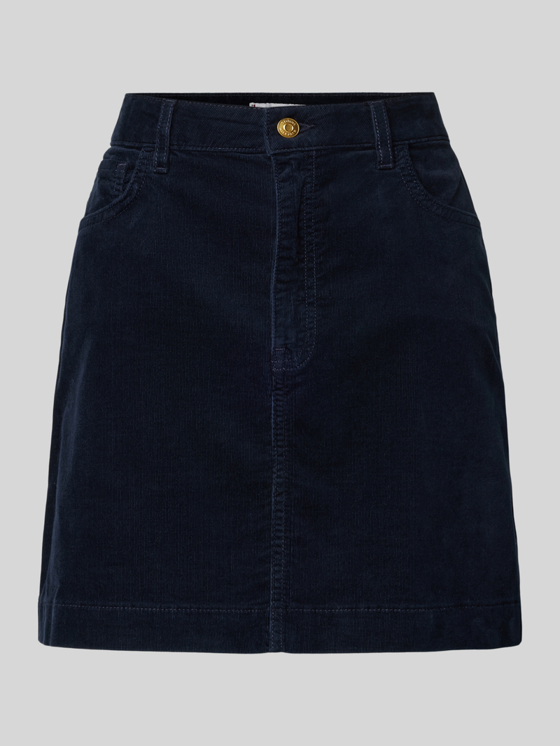 Tommy Hilfiger Corduroy rok in 5-pocketmodel