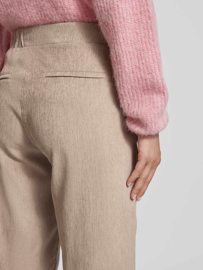 Angels Broek van fijne corduroy met elastische band model 'LIZ'