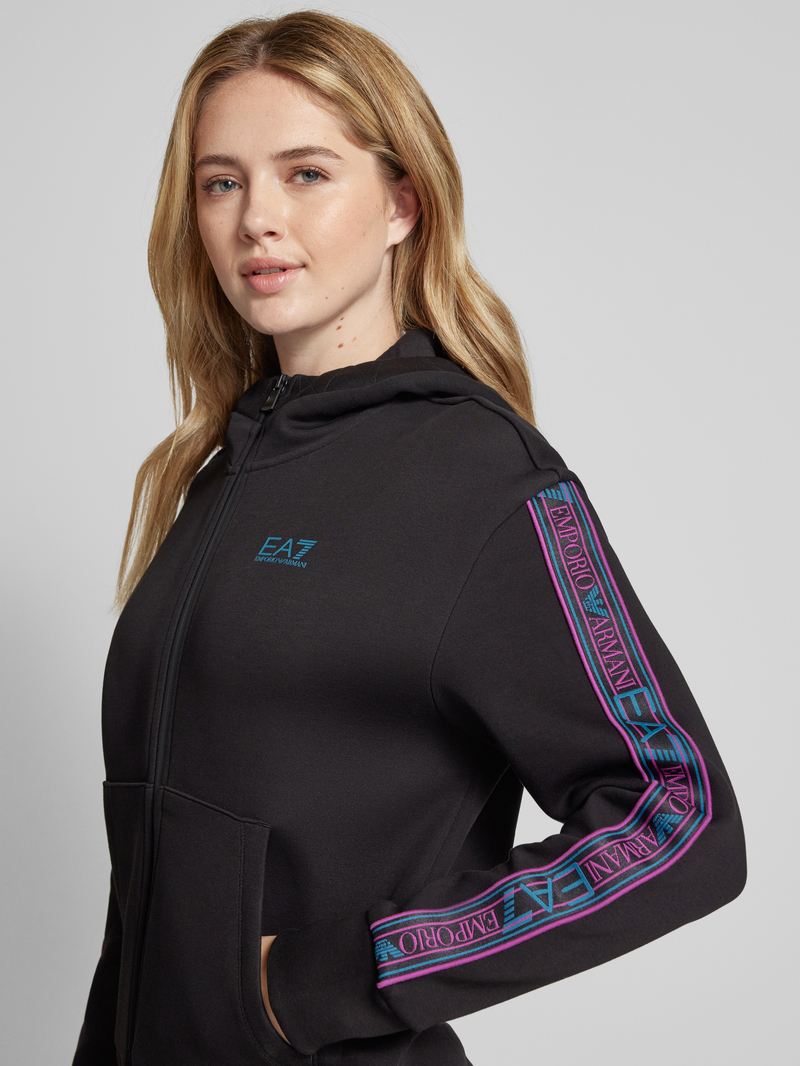 EA7 Emporio Armani Sweatjack met labelprint