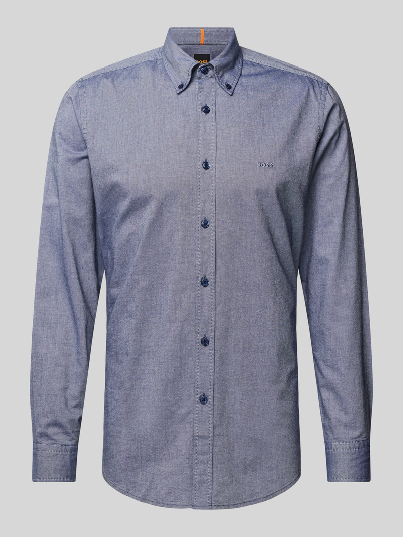 Boss Orange Regular fit vrijetijdsoverhemd met button-downkraag model 'Rickert