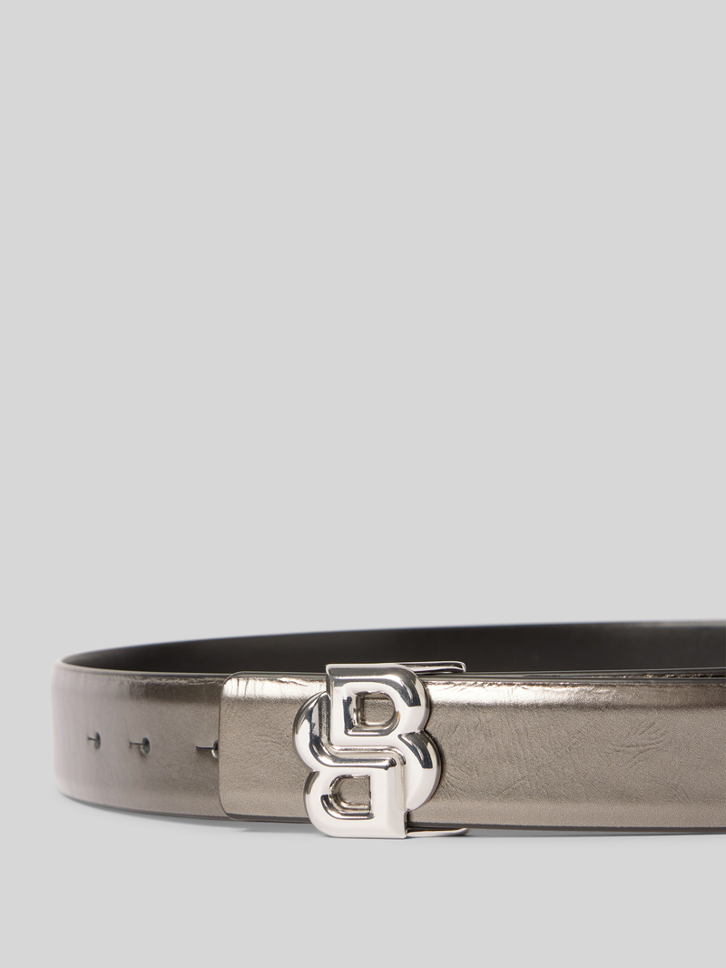Boss Riem met labeldetail model 'ICON'