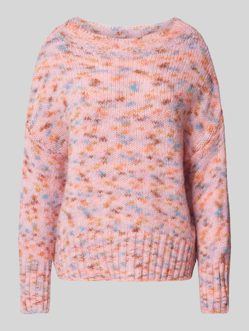 Rich & Royal Gebreide pullover met ronde hals