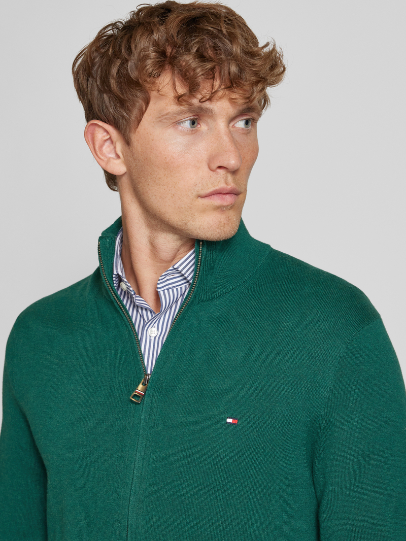 Tommy Hilfiger Gebreid vest met opstaande kraag
