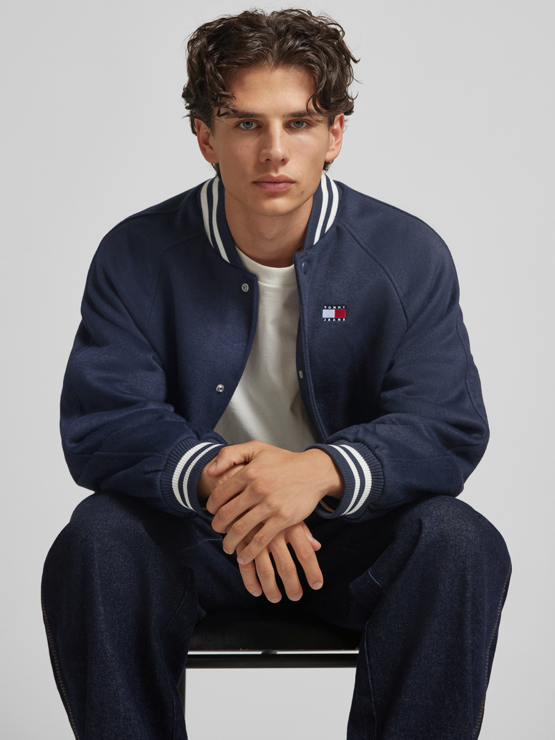 Tommy Jeans Bomberjack met labelstitching