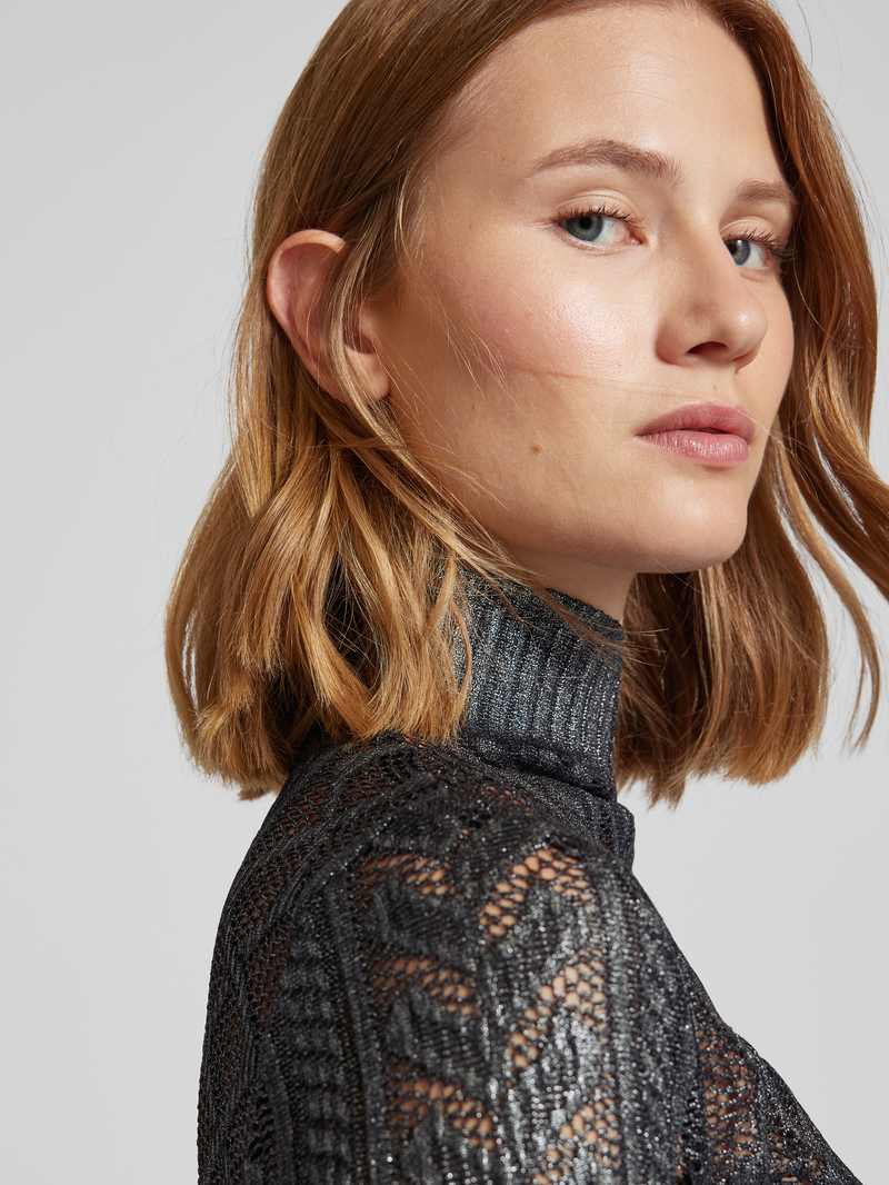 LUISA CERANO Gebreide pullover met ajourpatroon