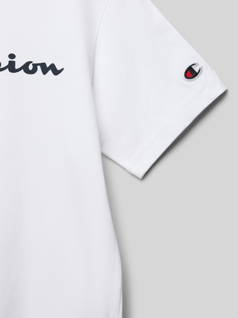 Champion T-shirt met labelprint