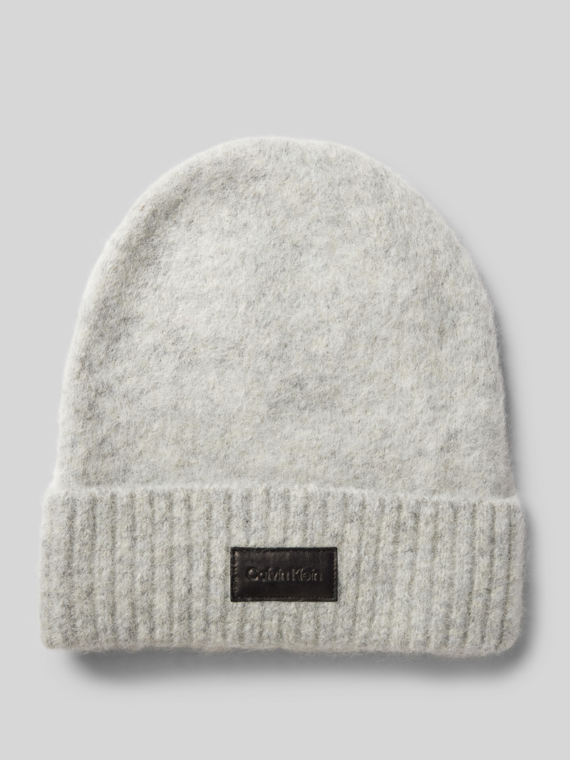 CK Calvin Klein Gebreide muts met labeldetail model 'AIRY'