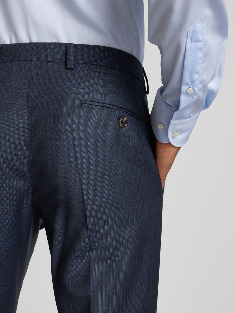 JOOP! Collection Slim fit pantalon met persplooien model 'BLAYR'