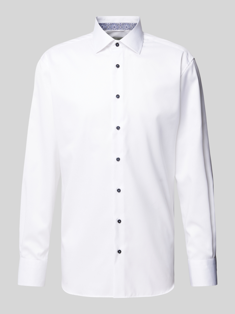 ETERNA REGULAR FIT Regular fit zakelijk overhemd met kentkraag
