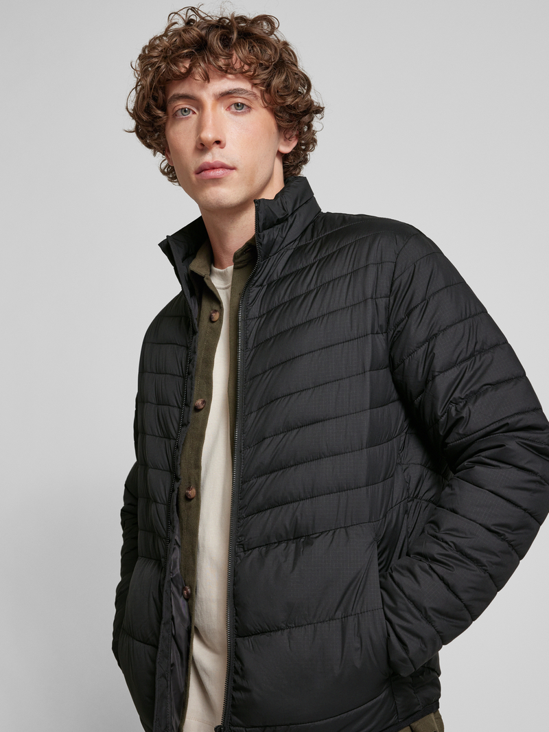 jack & jones Gewatteerd jack met opstaande kraag model 'STATE'