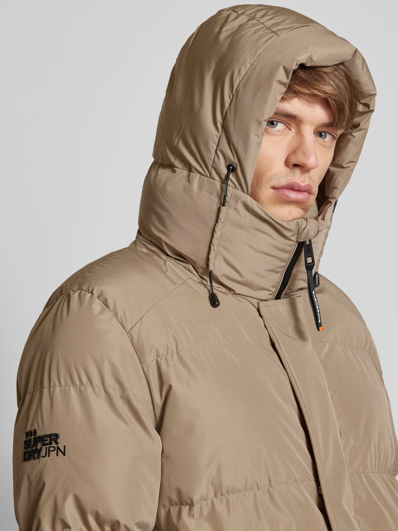 Superdry Gewatteerd jack met opstaande kraag