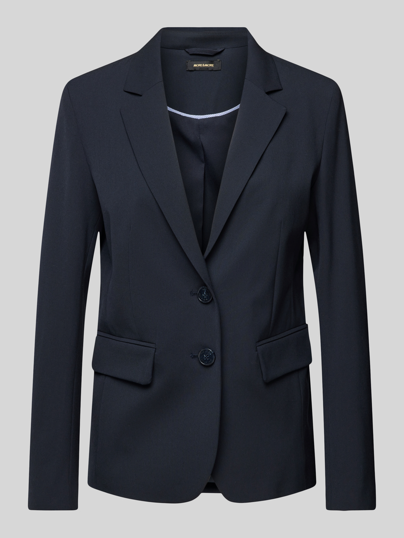 MORE & MORE Regular fit blazer met reverskraag