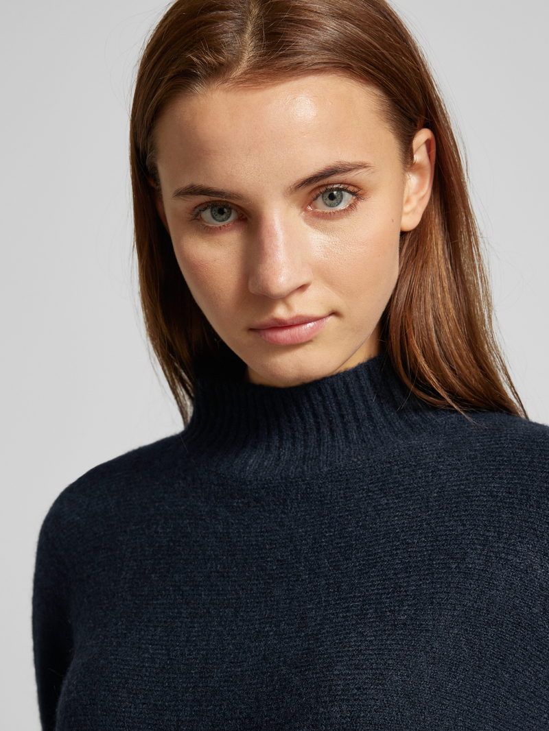 Opus Gebreide pullover met turtleneck model 'Panwerp'