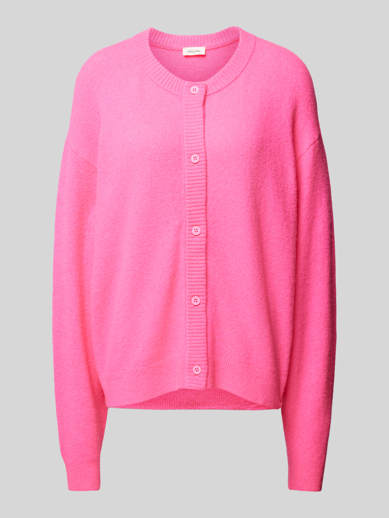 American vintage Gebreid jack met knoopsluiting model 'DAMSVILLE'