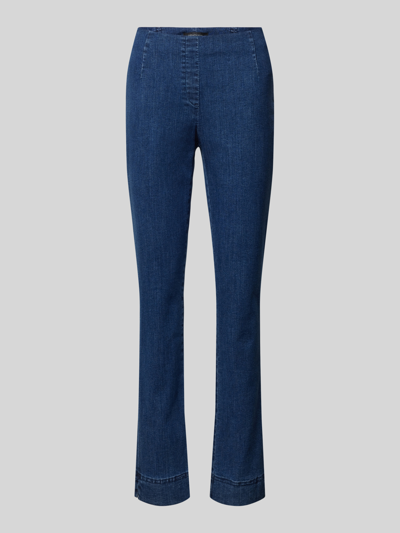 STEHMANN Flared stoffen broek met elastische band model 'Ina'
