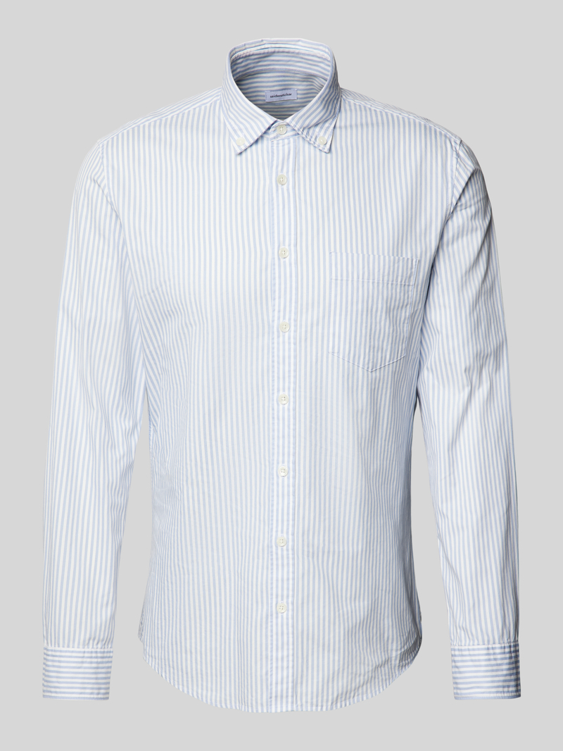 seidensticker Casual slim fit zakelijk overhemd met button-downkraag