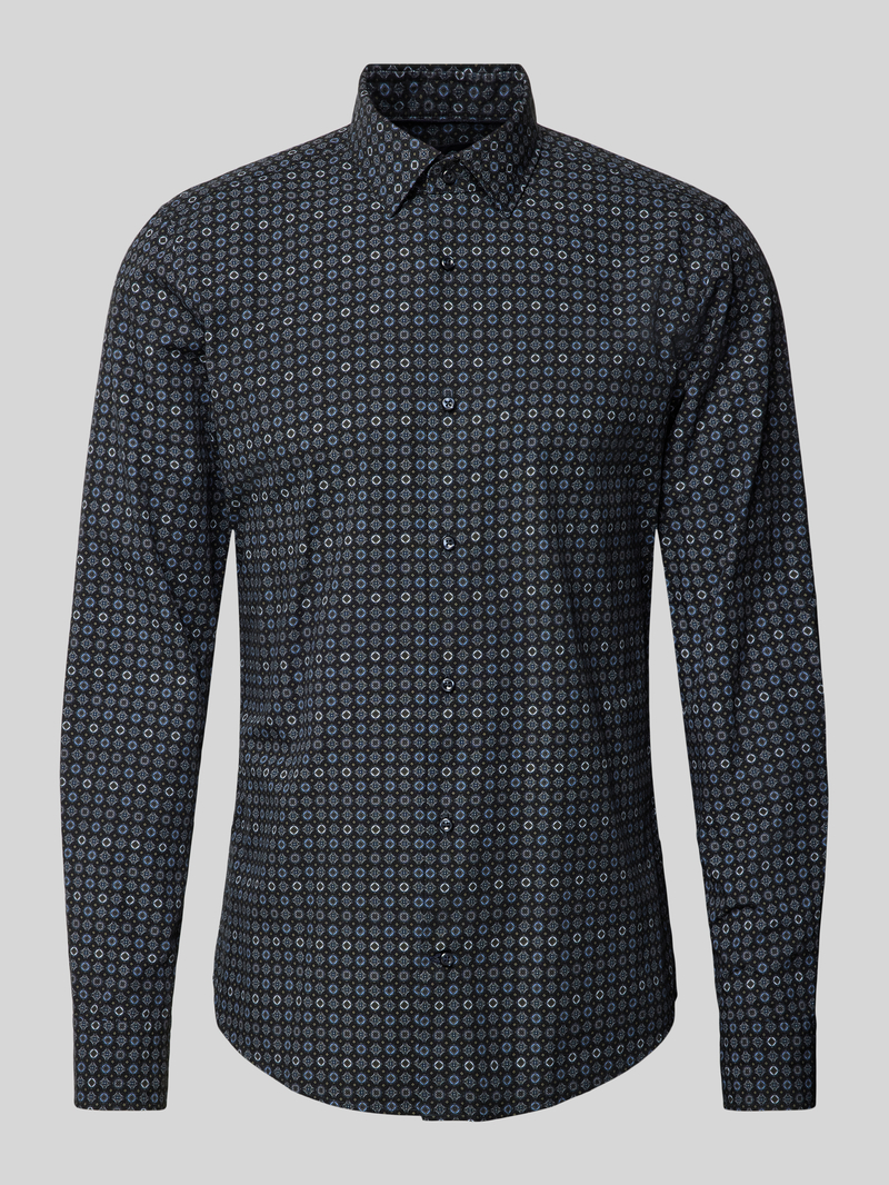 Joop! Slim fit zakelijk overhemd met haaikraag model 'Pit'