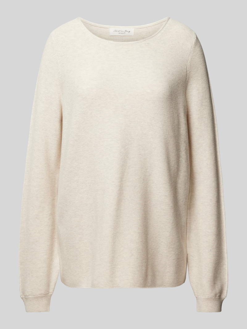 Christian Berg Woman Gebreide pullover met ronde hals